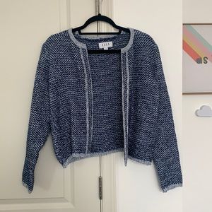 Cropped Blue Cardigan by ELLE